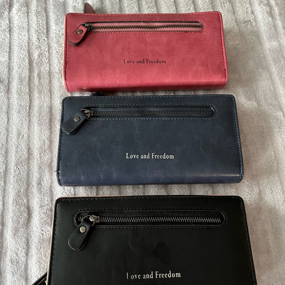 Love and Freedom Large wallet